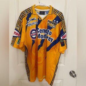 Atletica Tigres UANL 1997/1998 Home Soccer Jersey Size XL